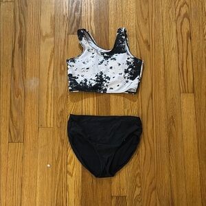 Abercrombie Kids Black and White Swim Bikini